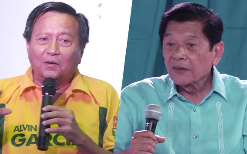 FRIENDS, RIVALS. Former Cebu City mayor Alvin Garcia and incumbent North Cebu district representative Raul del Mar give their take on how legislation can help solve local issues. Photo by Rappler